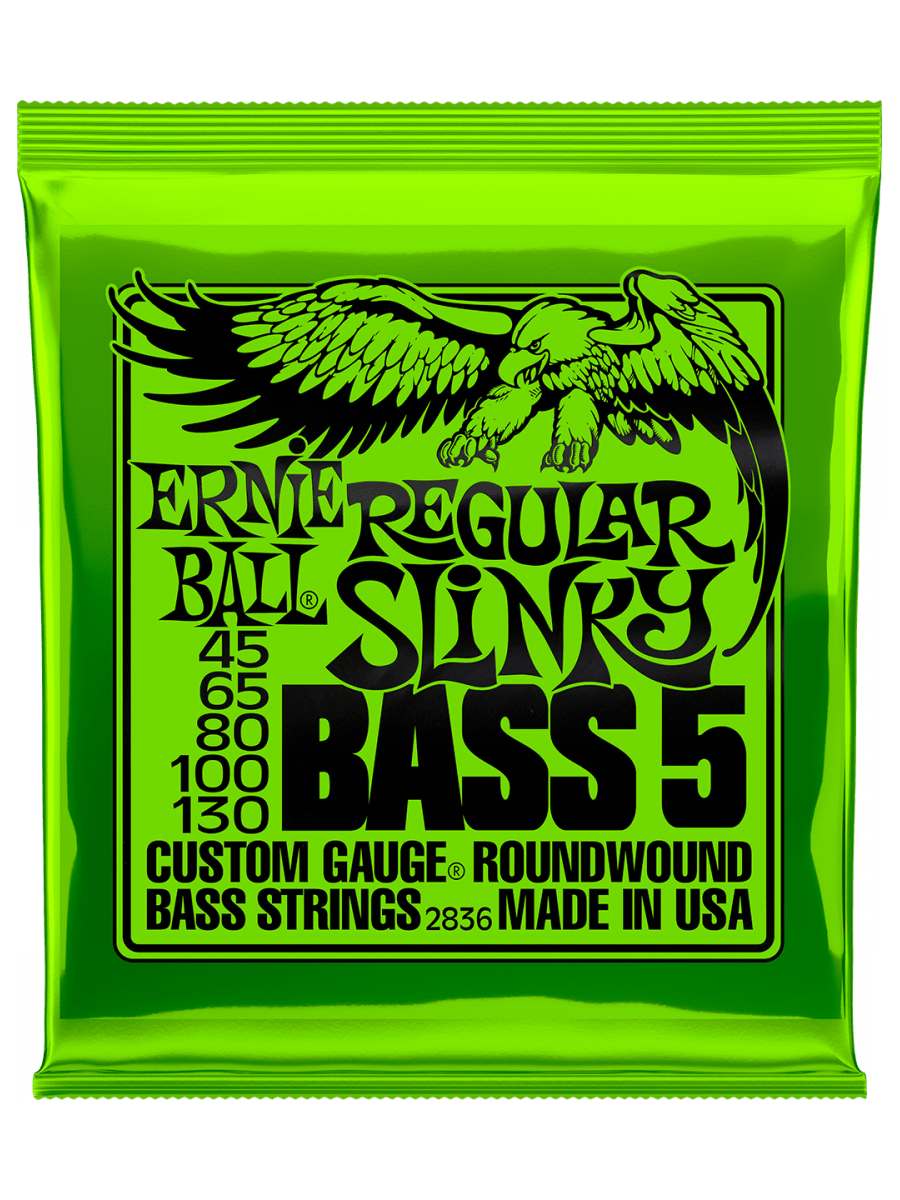 ERNIE BALL Regular Slinky 5 cordes 45/130 réf : 2836