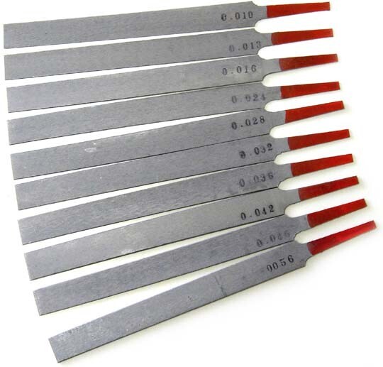 HOSCO TL-NF10 Set de 10 limes à sillet